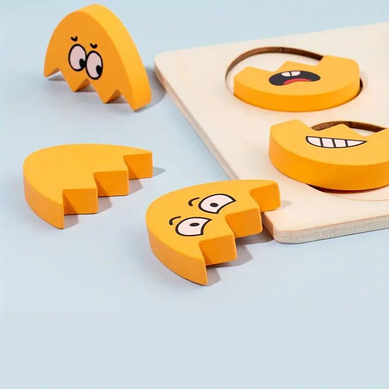 Emotional Intelligence Wooden Expression Eggs
